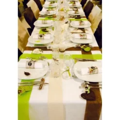 Chemin De Table Pas Cher 10 Cm En Tissu Intiss