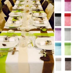 Chemin De Table Pas Cher 10 Cm En Tissu Intiss