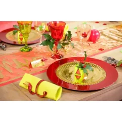 Chemin De Table Pas Cher Intiss Rose 30Cm