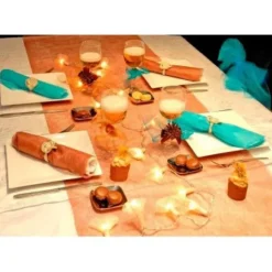 Chemin De Table Pas Cher Intiss Rose 30Cm