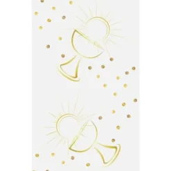 Chemin De Table Polyester Calice Or