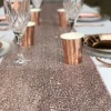 Chemin De Table Venise Sequins Rose Gold