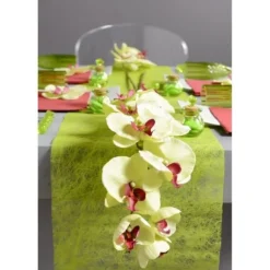 Chemin De Table Vert Anis Fanon 5Mx30Cm