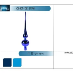 Cimier De Sapin De Noel Turquoise