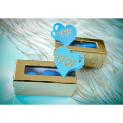 Coeur M Tal Sur Pince Blanc X4