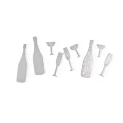 Confettis De Table Champagne Argent