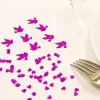 Confettis De Table Mariage Colombe Fuchsia
