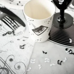 Confettis De Table Mariage Musique Blanc