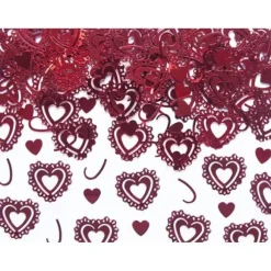 Confettis De Table Original Coeur Rouge