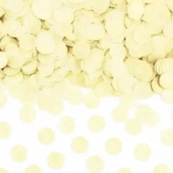 Confettis De Table Pas Cher Rond Ivoire X 15Gr