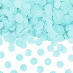 Confettis De Table Pas Cher Rond Bleu Ciel X 15Gr