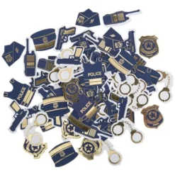 Confettis De Table Theme Police