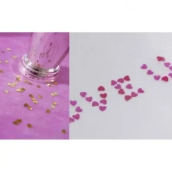 Confettis Mariage Coeur Vert Anis 18Gr