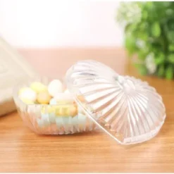 Contenant Drag E Coeur 3D Stri Transparent En Plexi