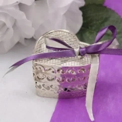 Contenant Drag Es En Fer Forg Coeur Argent