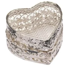 Contenant Drag Es En Fer Forg Coeur Argent