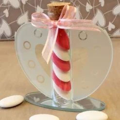 Contenant Drag Es En Verre Eprouvette Coeur