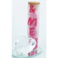 Contenant Drag Es En Verre Eprouvette Coeur