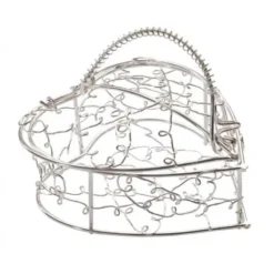 Contenant Drag Es Fer Forg Coeur Tr Ss Argent