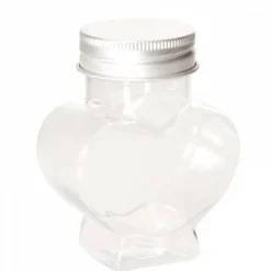 Contenant Dragees Plexi Bouteille Coeur