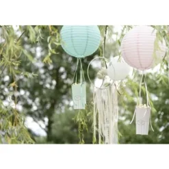 Cornet A Dragees Baby Shower Vert