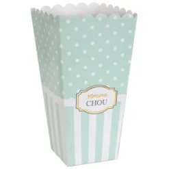 Cornet A Dragees Baby Shower Vert