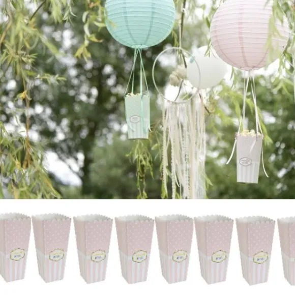 Cornet A Dragees Baby Shower Rose