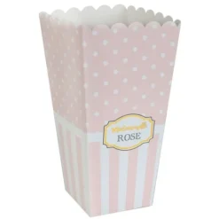 Cornet A Dragees Baby Shower Rose