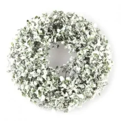 Couronne De Noel Givr E 28 Cm