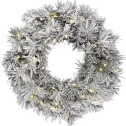 Couronne De Noel Lumineuse 50Cm