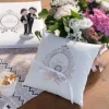 Coussin Porte Alliance Just Married Rose Gold