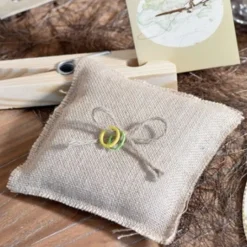 Coussin Porte Alliance Naturel En Jute