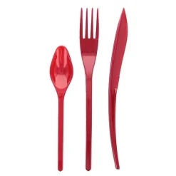 Couvert Jetable En Plastique Couleur X 30 Pi Ces