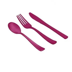 Couvert Jetable En Plastique Couleur X 30 Pi Ces