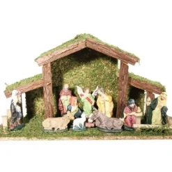 Creche De Noel Pas Cher Avec 11 Santons