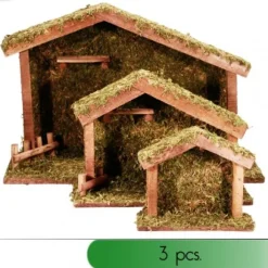 Creche De Noel Pas Cher Vide X 3 Pi Ces