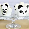Cupcake Wrappers Baby Panda Vert Pastel X6Pcs