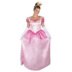 D Guisement Femme Princesse Rose L/Xl