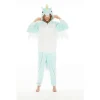 D Guisement Kigurumi Licorne Verte 180Cm