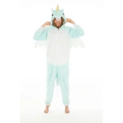 D Guisement Kigurumi Licorne Verte 180Cm