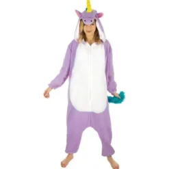 D Guisement Kigurumi Licorne Violet 164Cm