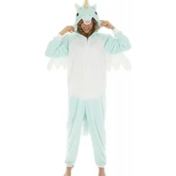 D Guisement Kigurumi Licorne Verte 164Cm