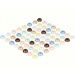 Demi Perle Adh Sive Pastel X 64 Pi Ces