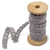Dentelle Grise Pas Cher En Bobine 10Mm X 5 M Tres
