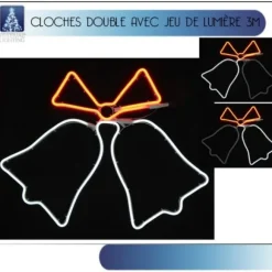 Double Cloche Lumineuse De Noel
