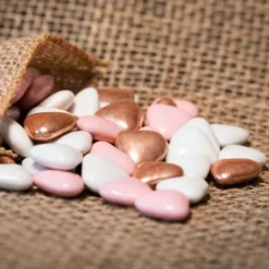 Drag Es Coeur Chocolat Assorti Blanc Rose Et Rose Gold X 500Gr