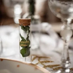 Eprouvette A Dragees Communion En Verre 10Cm