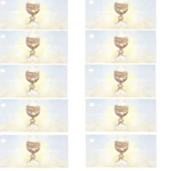 Etiquette Drag Es Communion Calice X 10 Pi Ces
