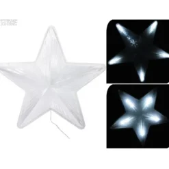 Etoile Lumineuse Rayonnante De Noel 60 Led Blanc