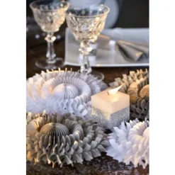 Eventail Dentelle Noir 20Cm X 2 Pi Ces